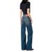 Retro High-Waisted Wide Leg Jeans For Women Straight Leg Slimming Loose Fit Trendy Denim Autumn Washed England Style Fashion_mkmklike.com