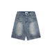 Men's Vintage Washed Distressed Denim Shorts Casual Loose Fit Straight Leg 5-Pocket Summer Shorts_mkmklike.com