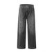 Vintage Washed Black-Grey Straight Leg Jeans For Men & Women – Relaxed Fit, Comfortable Cotton Denim Pants, Retro Casual Trousers_mkmklike.com
