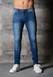 Men's Skinny Jeans - Stretch Denim Pants For Gym & Streetwear (Dark Blue/Light Blue/Black) - S-3XL_mkmklike.com