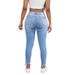 Women's Clothing Fashion Street Shooting High Waist Skinny Blue Jeans For Women_mkmklike.com