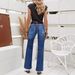 Women's High Waist Stretchy Flare Jeans – Slimming Retro Denim Pants With Comfort Fit_mkmklike.com