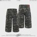 Men's Clothing Camouflage casual loose overalls straight wide leg design high waist pants American retro multi pocket_mkmklike.com
