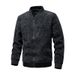 European And American New Autumn And Winter Casual Men's Heavy Cotton And Linen Feeling Zipper Business Men's Fashion Retro Jacket Men's Coat_mkmklike.com
