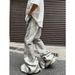 American Street Retro Heavy Rough Edge Gradual Change Jeans Men's High Street Horn Trousers Men Ins_mkmklike.com