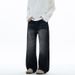 Men’s Distressed Black Washed Jeans – Loose Fit High Street Vintage Denim (Sizes S-2XL)_mkmklike.com