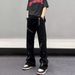 Nordmann European And American Zipper Design Niche Jeans For Men Ins Trendy Brand Cool Hip-Hop Loose Street Style Long Pants_mkmklike.com