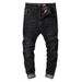 Northfold Casual Slim Fit Skinny Men's Elastic New Tang Jeans_mkmklike.com