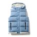 Couples High-quality Autumn And Winter New Style Small Fresh Slimming Style Color Matching Hooded Men's Vest Men's Fashion_mkmklike.com