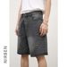Nirben Denim | American Trendy Brand Ink Splashed Paint Dot Denim Shorts Men's High Street Loose Straight Five Point Pants_mkmklike.com