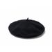 Hot Sale Winter Hat Women Painter Cap Knitted Pumpkin Beret Female Boina Solid Color Casual Vintage Black Red_mkmklike.com