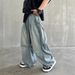 "Boys' Lightweight Tencel Jeans - Breathable Anti-Mosquito Loose Fit Pants For Summer"_mkmklike.com