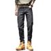 Factory Direct Sales Trendy Brand Retro Heavy Industry Washed Jeans Men Plus Fat Plus Size European And American Embroidered Jeans Men_mkmklike.com