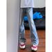 Light Blue Curved Knife Jeans For Men In Summer, Thin American Style Vibe Pants, High Street Ruff Handsome, Slim And_mkmklike.com