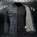 Loom 2023 Autumn Multi-Pocket Line Sense Turn-Down Collar Denim Jacket Niche Versatile European Style Coat For Men DT79330_mkmklike.com