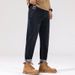 2025 New Jeans Men's Thin Material Lyocell Ice Silk Jeans Men's Fattened Plus Size Small Straight Pants Men_mkmklike.com