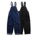 Jiayi Ku Men's Wear ∣ Workwear Amikhaki Denim Jumpsuit Overalls_mkmklike.com