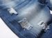 "Men's Slim-Fit Distressed Denim Shorts – Trendy 5-Pocket Worn Look, Mid Waist Casual Summer Shorts (Sizes 28-42, Bluish/Black)"_mkmklike.com