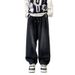 Men's Jeans Autumn Winter Trendy Brand Wide Leg Casual Harajuku Style Loose Fit Youth Versatile Long Pants_mkmklike.com
