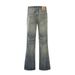 Heavy Washed Vintage Punk Denim Flared Men's Long Vibe Hippie Trendy Casual Loose Wide-Leg Pants_mkmklike.com