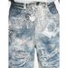 Retro 3D Printed Keychain Jeans Men's Baggy Wide-Leg Denim Pants with Digital Kangaroo Print Distressed Detailing_mkmklike.com