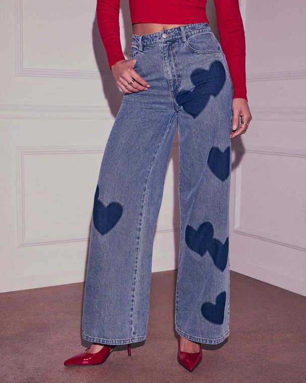 2026 Spring Summer European And American Style Heart Print Wide Leg Vintage Washed Loose Casual Jeans For Women_mkmklike.com