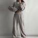 Women's Clothing women's silver fox fleece sweatshirt two piece suit women's stock 1213_mkmklike.com