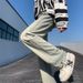 Nordmann European And American Style Vibe High Street Design Sense Niche Long Pants Ins Trend Brand Loose Straight Yellow Mud_mkmklike.com