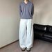 Relaxed Fit White Washed Denim Pants – Straight Leg Unisex Jeans WIth Functional Pockets (S-XXL)_mkmklike.com