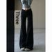 Black Stretch Retro Flared Slimming Jeans For Women Spring Autumn New Fashion Versatile Bootcut Long Pants_mkmklike.com