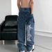 Men's Jeans American Vibe High Pants Ins Hiphop Fried Street Jeans Male Design_mkmklike.com