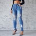 Women's Clothing Spring And Summer New Slim Fit Hip Leg Pants_mkmklike.com