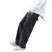 Pure 2025 New Jeans Winter Fashion Loose Straight Long Pants Men's Wide-Leg Cargo Casual Trousers Trendy_mkmklike.com