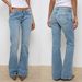 Women's Clothing High-Waisted Slightly Flared Jeans For Women Fashionable And Versatile Spring Autumn Elastic Denim_mkmklike.com