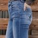 Relaxed Fit Embroidered Jeans For Women – Wide-Leg Comfort Denim With Artisan Back Pocket Detailing (Blue, S-2XL)_mkmklike.com