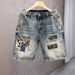 Men's Clothing Handsome Denim Shorts Men's Loose Shorts_mkmklike.com