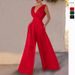 new slim jumpsuit high waist slimming jumpsuit straight wide leg pants for women_mkmklike.com
