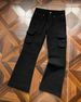 Versatile Harajuku Japanese Style Relaxed Fit Trendy Jeans Midweight Straight Long mid Waist Softener Machine Washable Blue_mkmklike.com