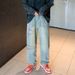 Straight-leg Jeans For Men Women, American High Street Design, Niche Autumn And Winter High-waisted Slimming_mkmklike.com