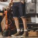 Men's Clothing Men's Slim Fit Straight Leg Denim Shorts Style Casual Pants Trendy Instagram-Friendly Stylish Five Point For Young Men_mkmklike.com