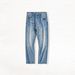 Xintang High-quality Jeans Men's Summer Red Ear Denim 501 Straight Thin Jeans Indigo Retro Washed_mkmklike.com