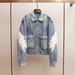 Women's Winter Denim Jacket Korean Style Beaded Lapel Cotton Coat_mkmklike.com