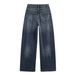 Women's Clothing High-Waisted Wide-Leg Jeans For Women Style Classic Versatile Clothing For Formal & Casual For Women_mkmklike.com