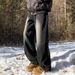 Autumn And Winter Velvet Jeans Men's American Retro Washed Casual Pants Loose Straight Wide-leg Thermal Trousers_mkmklike.com