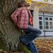 New Patch Elastic Horn Men's Jeans_mkmklike.com