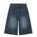 Men's Clothing Loose Wide Leg Straight Men's Vintage American Style Jeans - Relaxed Fit Wide Leg Cropped Straight Denim Pants For Casual Wear_mkmklike.com