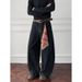 Men's Baggy Jeans With A Vintage American Style, High-end Feel, Loose Casual Silhouette, Vatile Washed Wide-leg_mkmklike.com