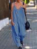 Women's summer new jumpsuit casual pants_mkmklike.com