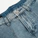 American Vintage Distressed Denim Scimitar Workwear Long Men's Vibe High Street Washed White Arc Multi-Pocket Wide-Leg_mkmklike.com