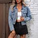 Autumn Long Sleeve Denim Jacket US Warehouse Dropshipping Cross Border Shipping to Russia OZON Amazon TEM_mkmklike.com